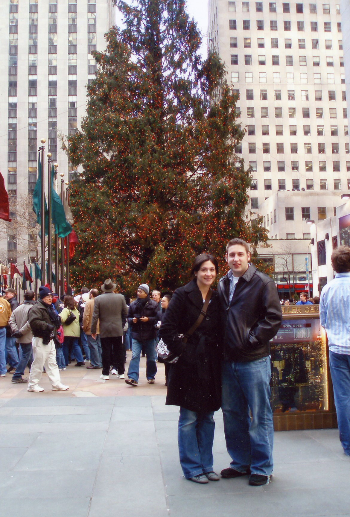 Jeff and Anne in NY at Christmas